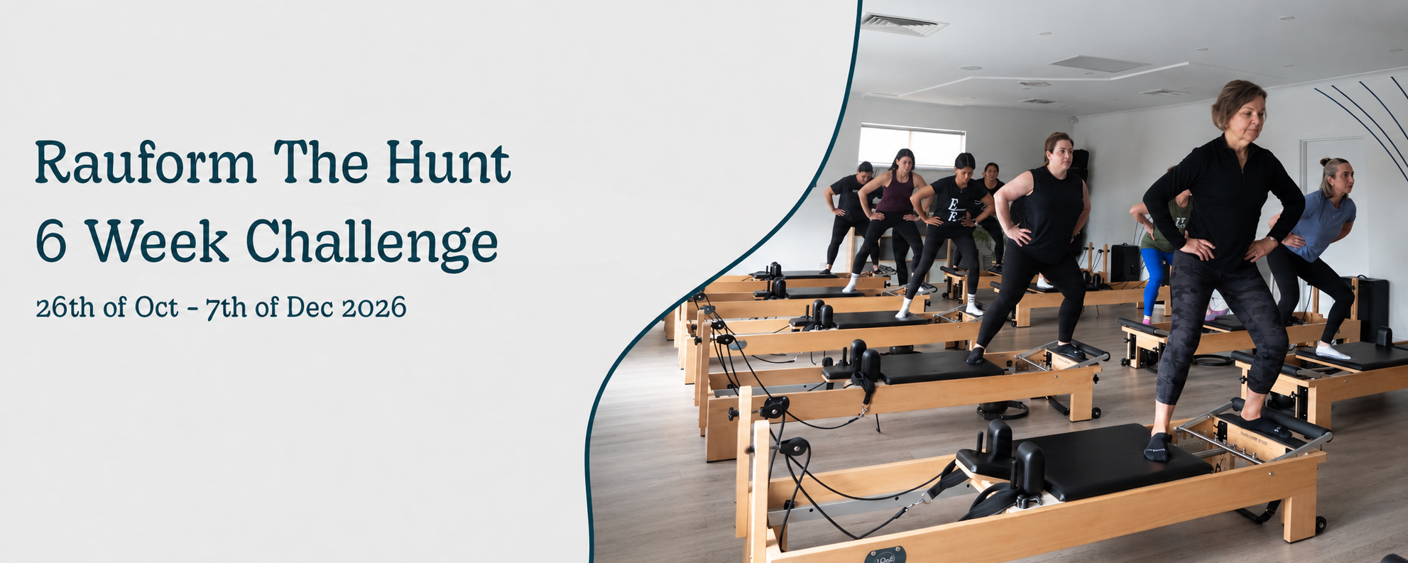 Six-Week Reformer Pilates Challenge Rauform Team Transformation Challenge